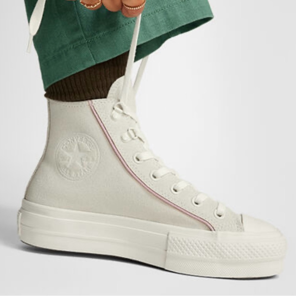 Converse High-Top Sneakers - Cream - Picture 4 of 14